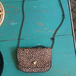 Anthropologie Cheetah Print Crossbody